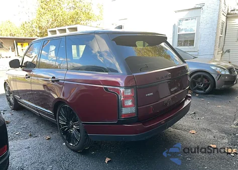 2017 Land Rover Range Rover Hse from USA, damaged, VIN SALGS2FV1HA358505